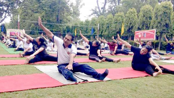 Vet Varsity NCC Cadets celebrate International Yoga Day on 21 june 2022